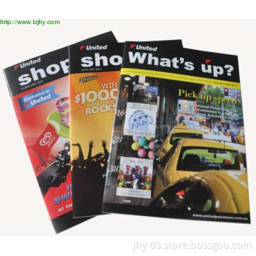 Softcover magazines print shenzhen